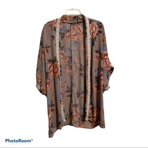 Liberty Love Pink Floral Kimono